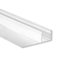 Gipsplaat eindprofiel LED verlichting TBP aluminium 200cm voor hoek van plafond of wand prijs p/m