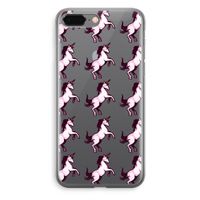 Musketon Unicorn: iPhone 8 Plus Transparant Hoesje