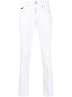 Philipp Plein jean droit Hexagon - Blanc