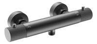 Mueller Clyde thermostatische douchemengkraan verouderd ijzer- gunmetal - thumbnail