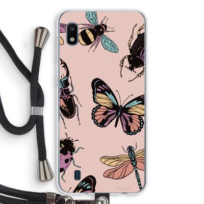 Tiny Bugs: Samsung Galaxy A10 Transparant Hoesje met koord