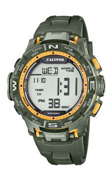 Horlogeband Calypso K5816/2 Kunststof/Plastic Groen