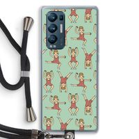 Gymboys: Oppo Find X3 Neo Transparant Hoesje met koord
