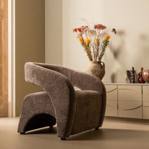 BePureHome Fauteuil Radiate Textured - Espresso