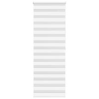 VidaXL Zebra rolgordijn 70x200 cm stofbreedte 65,9 cm polyester wit