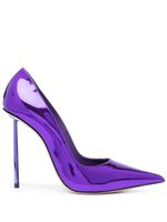 Le Silla escarpins Bella 115 mm en cuir - Violet - thumbnail