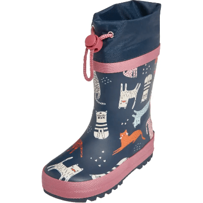 Playshoes regenlaarzen Cats Navy-33