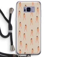 You're so golden: Samsung Galaxy S8 Plus Transparant Hoesje met koord