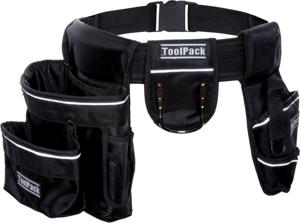 Robuuste gereedschapsgordel ToolPack 360.019 zwart