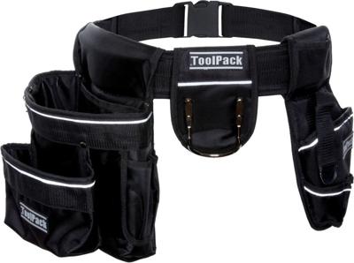 Robuuste gereedschapsgordel ToolPack 360.019 zwart