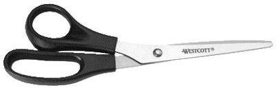 Kantoorschaar westcott 210mm links rvs | 6 stuks