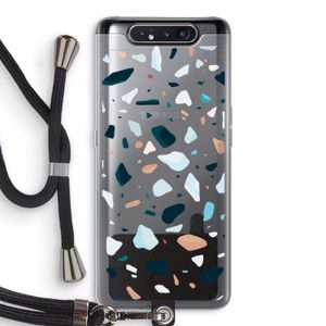 Terrazzo N°13: Samsung Galaxy A80 Transparant Hoesje met koord