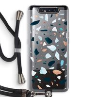 Terrazzo N°13: Samsung Galaxy A80 Transparant Hoesje met koord