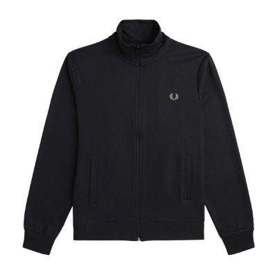 Fred Perry - Classic Trainingsjack - Zwart