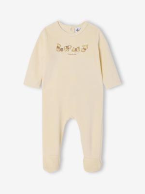 Set van 2 Disney® WINNIE L'OURSON babyslaappakjes van fluweel / velours cappuccino