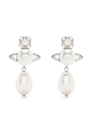 Vivienne Westwood puces d'oreilles à ornements Orb - Argent