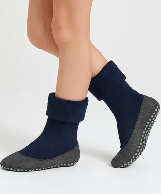 FALKE Dames/kinder Cosyshoe pantoffels - Slofsokken jongens en meisjes