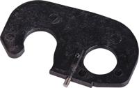 Shimano safety plate for left road crank arm