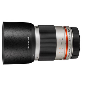 Samyang 300mm f/6.3 spiegel UMC CS Sony E-mount objectief zilver