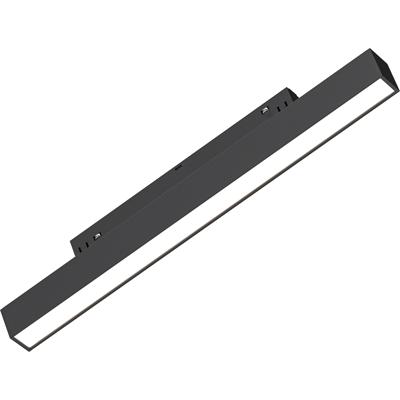 48V Magnetische Lineaire LED Railverlichting - Lijnverlichting - Brinton Magni - 10W 950lm 120D - Helder/Koud Wit 6500K - Zwart
