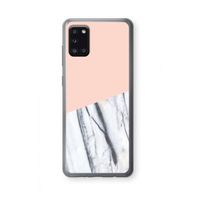 A touch of peach: Samsung Galaxy A31 Transparant Hoesje