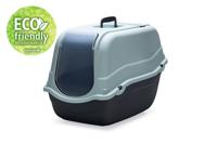 Beeztees Romeo Eco - Kattenbak Lichtblauw/Zwart 57x39x41 cm