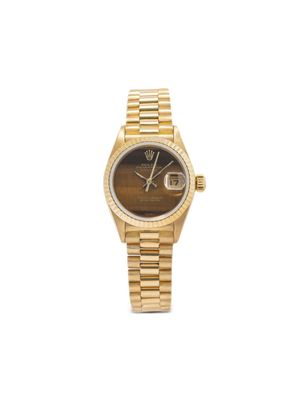 Rolex montre Datejust 26 mm pre-owned - Marron