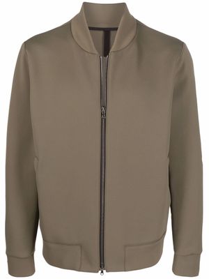 Harris Wharf London veste bomber zippée à design multi-poches - Vert