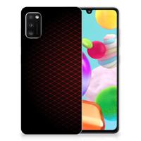 Samsung Galaxy A41 | TPU bumper | Geruit Rood