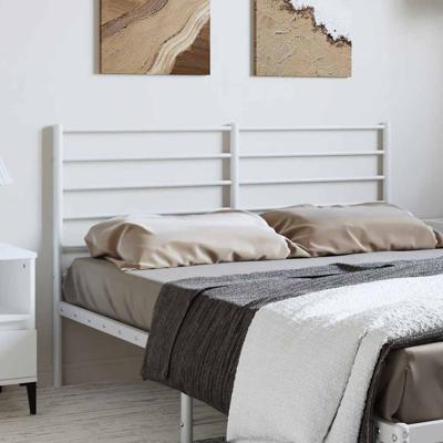 Hoofdbord metaal wit 135 cm