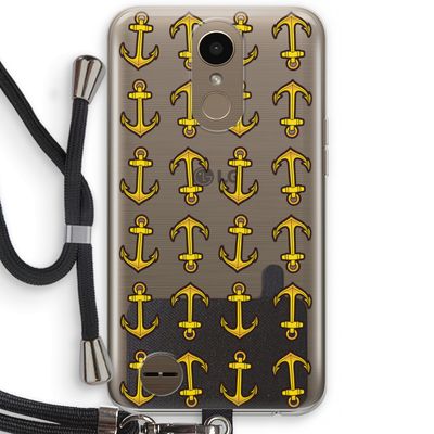 Musketon Anchor: LG K10 (2017) Transparant Hoesje met koord