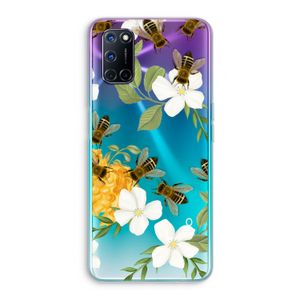 No flowers without bees: Oppo A52 Transparant Hoesje