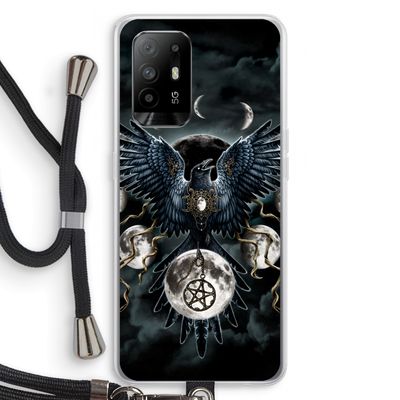 Sinister Wings: Oppo A95 5G Transparant Hoesje met koord