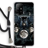 Sinister Wings: Oppo A95 5G Transparant Hoesje met koord