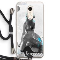 I will not feel a thing: Xiaomi Redmi 5 Transparant Hoesje met koord