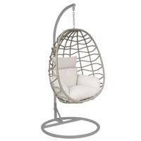 Tuinstoel Home ESPRIT Crème Lichtgrijs 93 X 70 X 122 CM