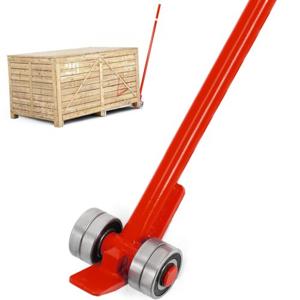 VEVOR Palletbreker 3T koevoet Staal met wielen Lattenlifter met ergonomisch handvat van 1,8 m, totale lengte 1,9 m Lichtgewicht draagbaar voor het heffen van zware lasten