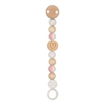 Goki houten speenketting hart