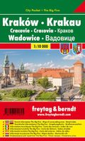 Stadsplattegrond City Pocket Krakow - Krakau | Freytag & Berndt - thumbnail