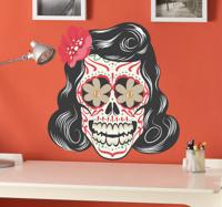 Mexico doodshoofd Día de Muertos sticker