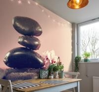 Zen ruimte fotobehang huis stenen