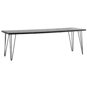 Giga Meubel - Eettafel Zwart - Visgraat - 160cm - Eettafel Max