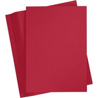 Creativ Company Gekleurd karton, a6, vel 105x148 mm, 180 gr, kerstrood, 100 vel/ 1 doos