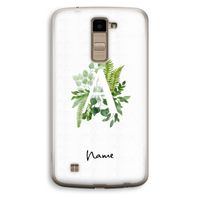 Green Brush: LG K10 (2016) Transparant Hoesje
