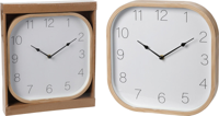 Wandklok Hout Look 30x30cm Wandklok Hout Look 30x30cm