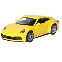 Speelgoed Porsche auto - geel - die-cast metaal - 11 cm - Model 911 Carrera   -