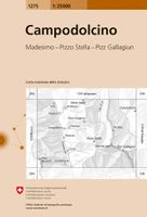 Wandelkaart - Topografische kaart 1275 Campodolcino | Swisstopo - thumbnail