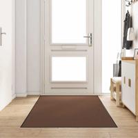 Deurmat Bruin en zwart 120 x 250 cm Polypropyleen en vinyl