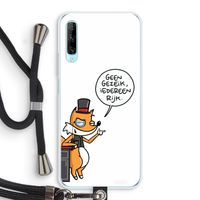 Geen Gezeik: Huawei P Smart Pro Transparant Hoesje met koord