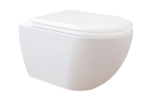 Creavit Modern hangend toilet randloos 51cm wit